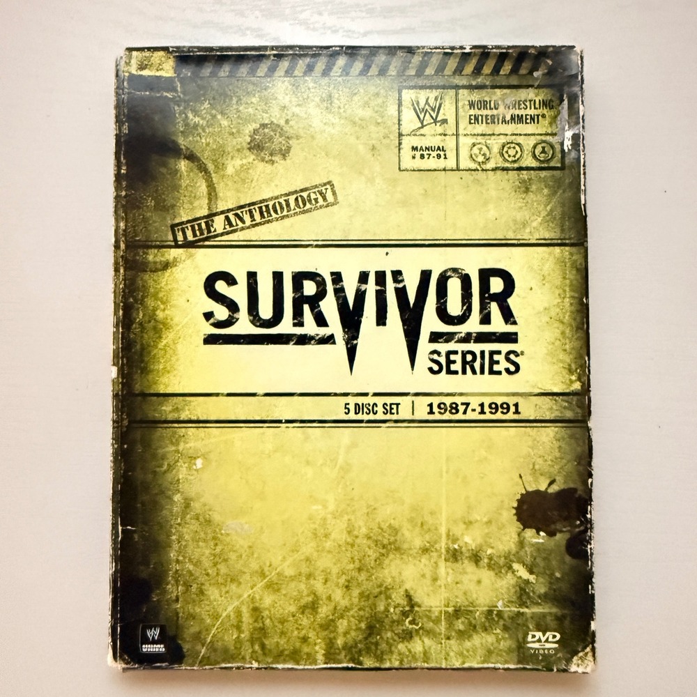 WWE Survivor Series The Anthology 1987-1991 5-Disc DVD Set Hulk Hogan Savage